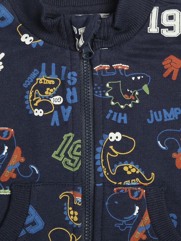 French Terry Sweatshirt With Print image number 2